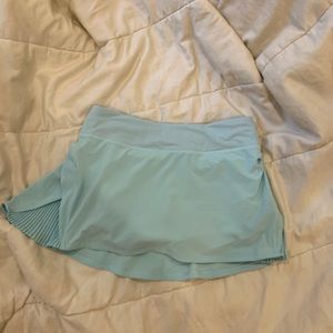 Light blue lululemon skirt